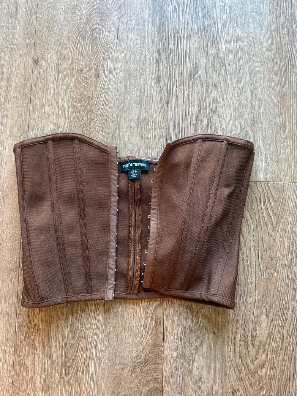 Pretty Little Thing Brown Corset